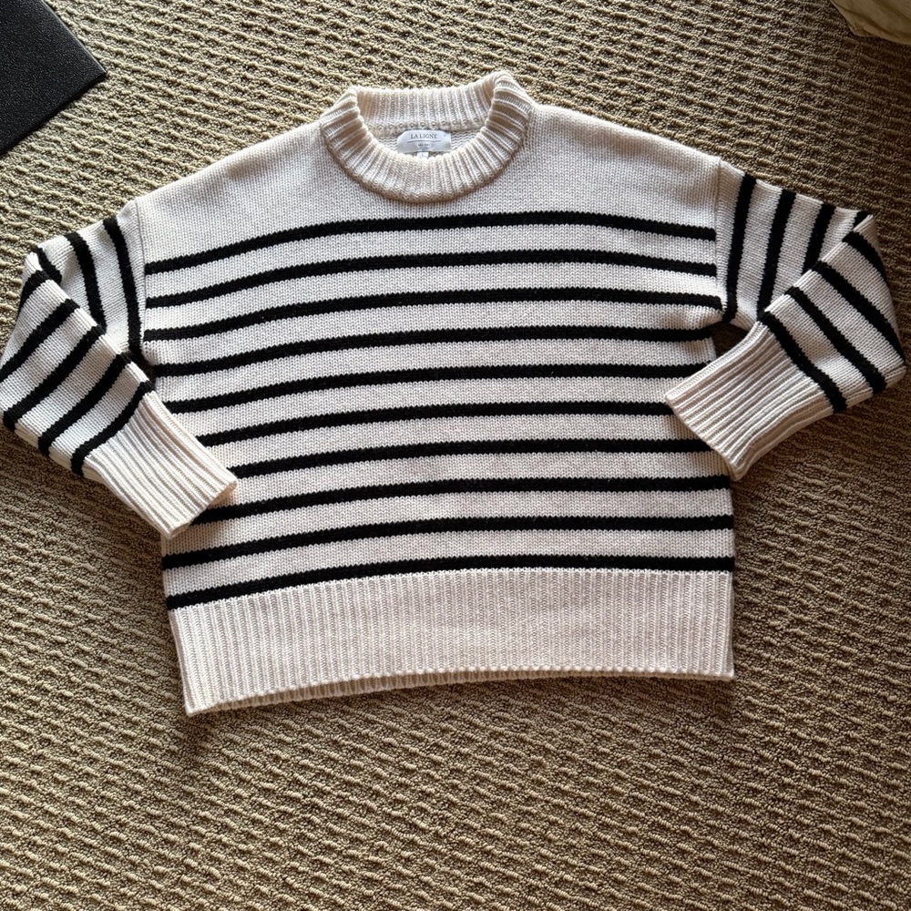 La Ligne • Marin stripe sweater • size Large